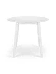 Julian Bowen White Coast Dropleaf Table - Image 3 of 6
