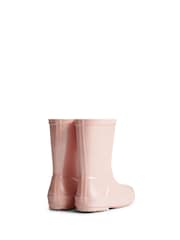 Hunter Kids Pink First Nebula Wellies - Image 3 of 4