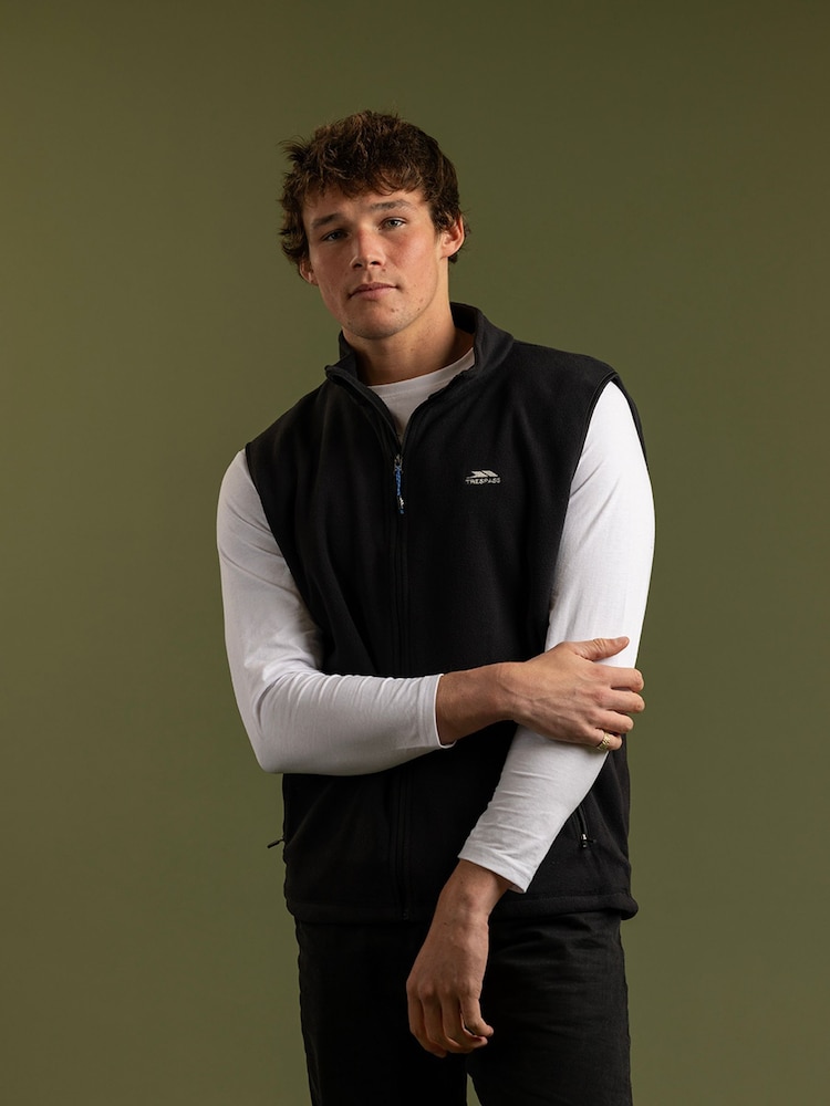 Trespass Othos Ii Black Gilet - Image 1 of 1 Trespass Othos Ii Black Gilet - Image 1 of 1