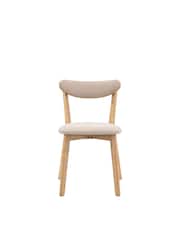 Gallery Home Natural Temara Oak Style Dining Chair 2Pk - Image 6 of 7