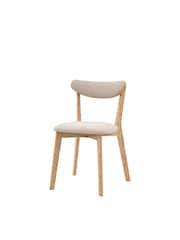 Gallery Home Natural Temara Oak Style Dining Chair 2Pk - Image 7 of 7