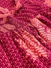White Stuff Pink Shelly Linen Blend Culotte - Image 6 of 6