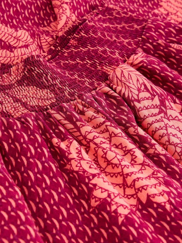 White Stuff Pink Shelly Linen Blend Culotte - Image 6 of 6 White Stuff Pink Shelly Linen Blend Culotte - Image 6 of 6