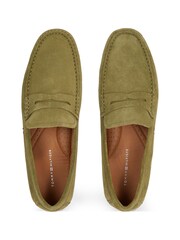 Tommy Hilfiger Green Casual Suede Shoes - Image 5 of 5