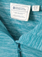 Mountain Warehouse Turquoise Blue Womens Snowdon Melange Fleece - Image 5 of 5