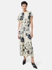 Jigsaw Floral Echo Ruched Dress - Image 1 of 6