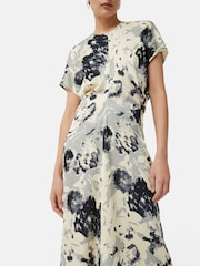 Jigsaw Floral Echo Ruched Dress - Image 3 of 6