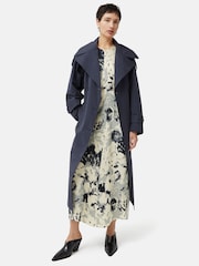Jigsaw Floral Echo Ruched Dress - Image 6 of 6