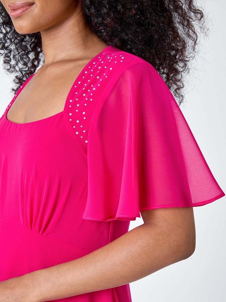 Roman – schimmerndes, plissiertes Midikleid - Bild 5 von 5 Roman – schimmerndes, plissiertes Midikleid - Bild 5 von 5