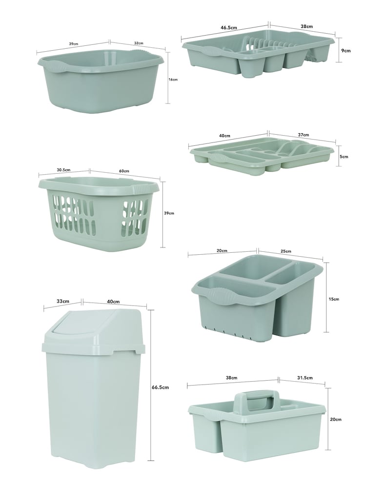 Wham Silver Sage Casa Kitchen 7 Piece - Image 3 of 3