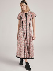 Cath Kidston Archive Ditsy Asymmetrical Hem Dress - Image 1 of 6
