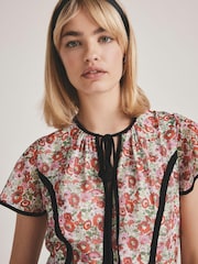 Cath Kidston Archive Ditsy Asymmetrical Hem Dress - Image 5 of 6