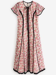 Cath Kidston Archive Ditsy Asymmetrical Hem Dress - Image 6 of 6