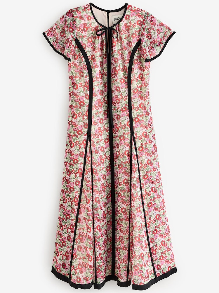 Cath Kidston Archive Ditsy Asymmetrical Hem Dress - Image 6 of 6