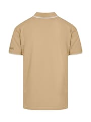 Бежевый - Regatta Mens Tadeo II 100% Cotton Polo Shirt - Image 6 of 7