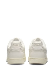 Nike White / Cream Court Vision Low Trainers - Image 3 of 11