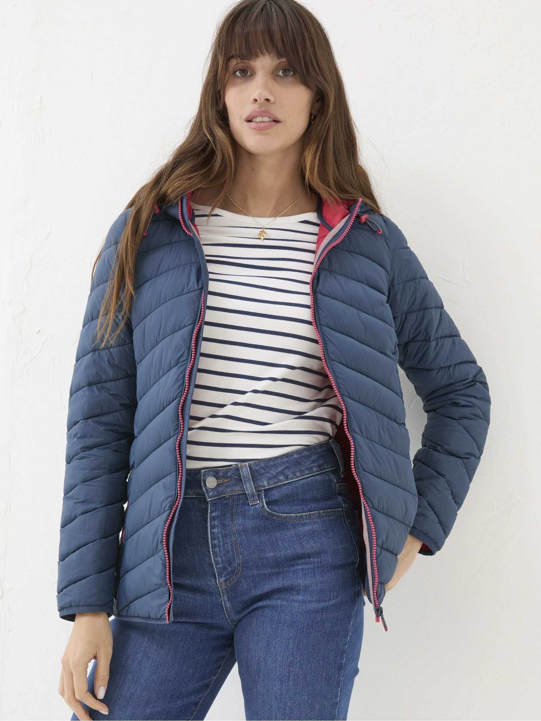 Buy FatFace Ruby Teal Blue Lightweight Puffer Jacket from Next Canada