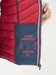 FatFace Ruby Teal Blue Lightweight Puffer Jacket - Image 6 of 7