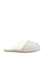 Hush Puppies Cream Arianna Mule Slippers - Image 1 of 3