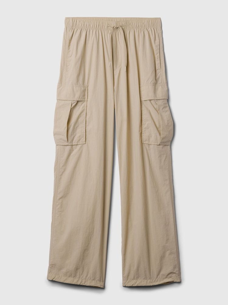 Gap Beige Nylon Cargo Trousers - Image 4 of 4 Gap Beige Nylon Cargo Trousers - Image 4 of 4