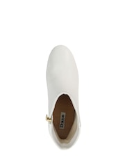 Dune London Cream Ottack Low Block Heel Boots - Image 4 of 4