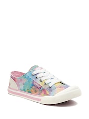 Rocket Dog Jazzin Cotton Canvas Trainers - Image 1 of 3