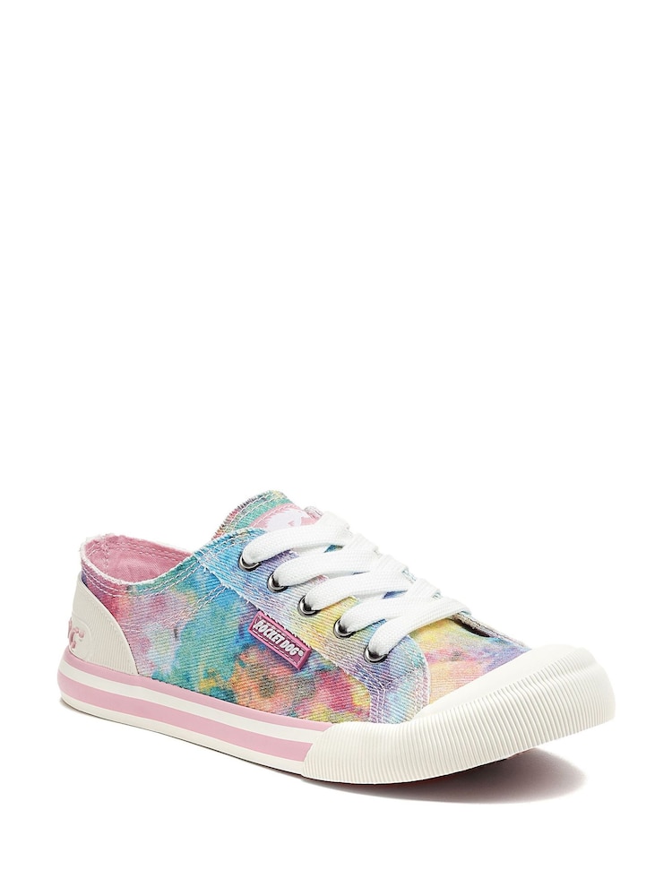Rocket Dog Jazzin Cotton Canvas Trainers - Image 1 of 3