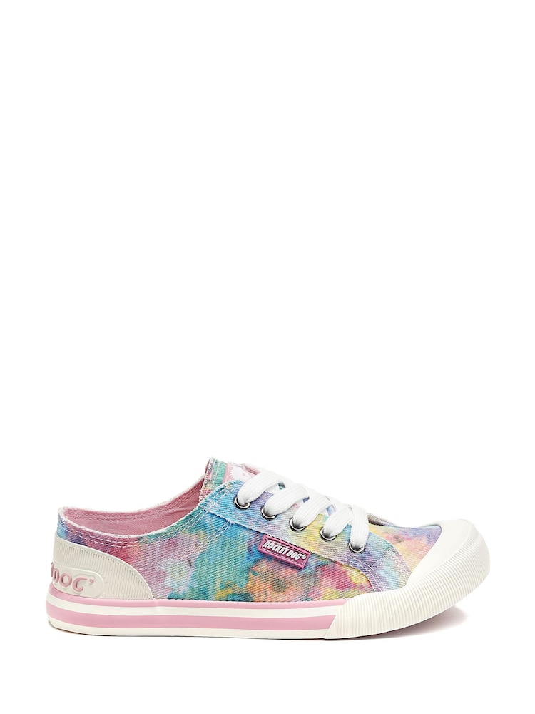 Rocket Dog Jazzin Cotton Canvas Trainers - Image 2 of 3