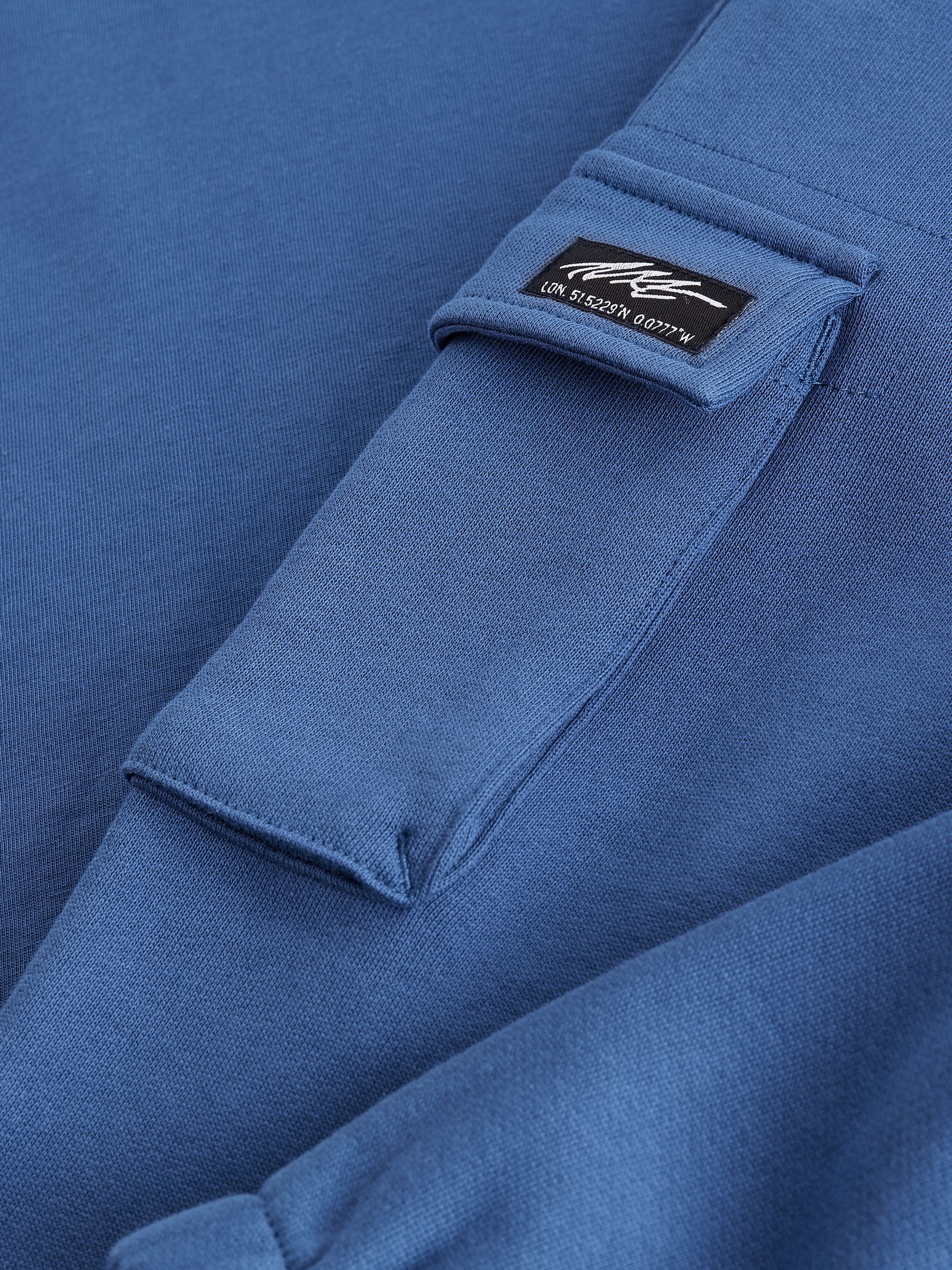 Next：日本 ブルー - コットン 100% 半袖 ユーティリティ Tシャツ