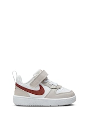 Серый/белый - низкие кроссовки для малышей Nike Court Borough Recraft - Image 1 of 7
