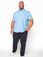BadRhino Big & Tall Blue Elasticated Waist Rugby Trousers - Image 1 of 3