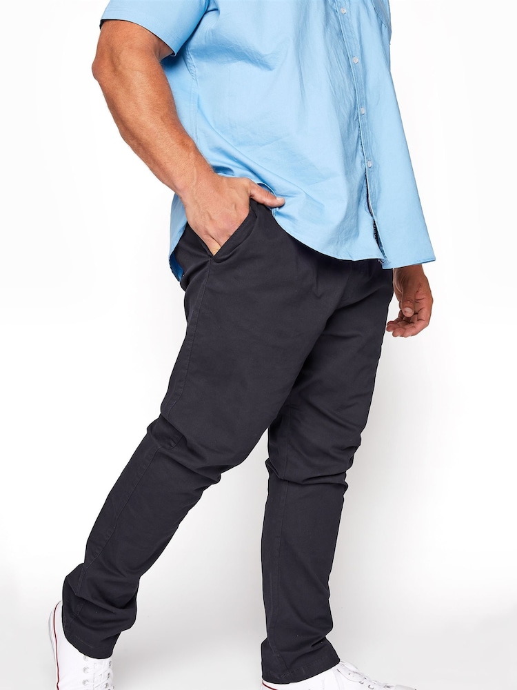 Azul - Pantalones de rugby con cintura elástica Big & Tall de BadRhino - Imagen 2 de 3 Azul - Pantalones de rugby con cintura elástica Big & Tall de BadRhino - Imagen 2 de 3