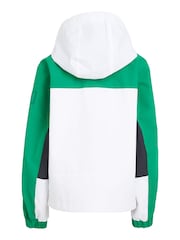Tommy Hilfiger Green Colorblock Hooded Jacket - Image 5 of 6