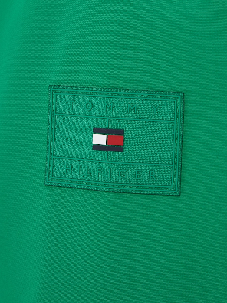 Tommy Hilfiger Green Colorblock Hooded Jacket - Image 6 of 6