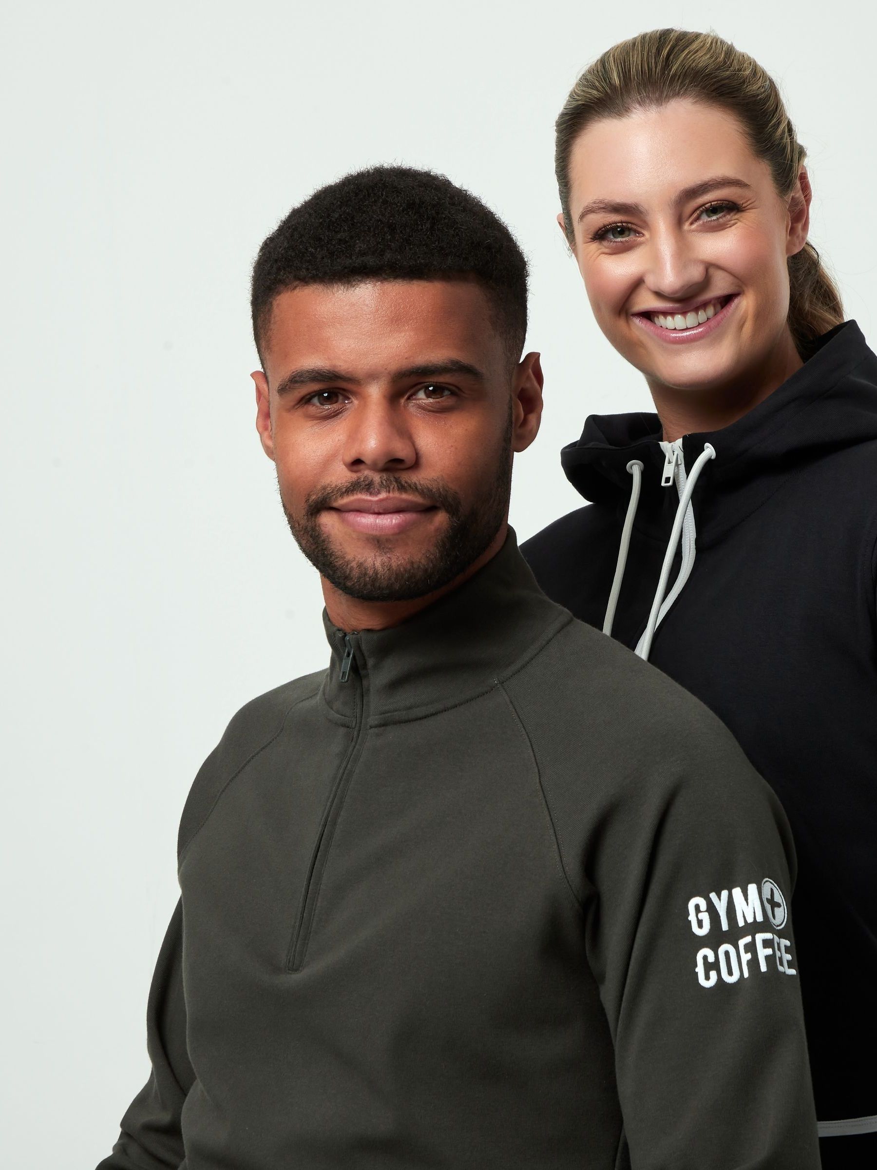 COOFANDY Mens Green Zip Up Hoodie Running Jacket Workout