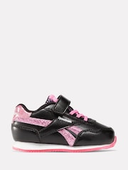 Reebok Royal Classic Jog 3.0 1V Black Trainers - Image 1 of 7