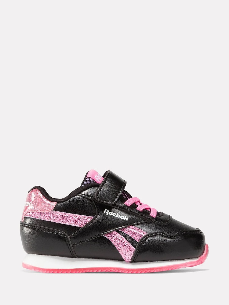 Reebok Royal Classic Jog 3.0 1V Black Trainers - Image 1 of 7