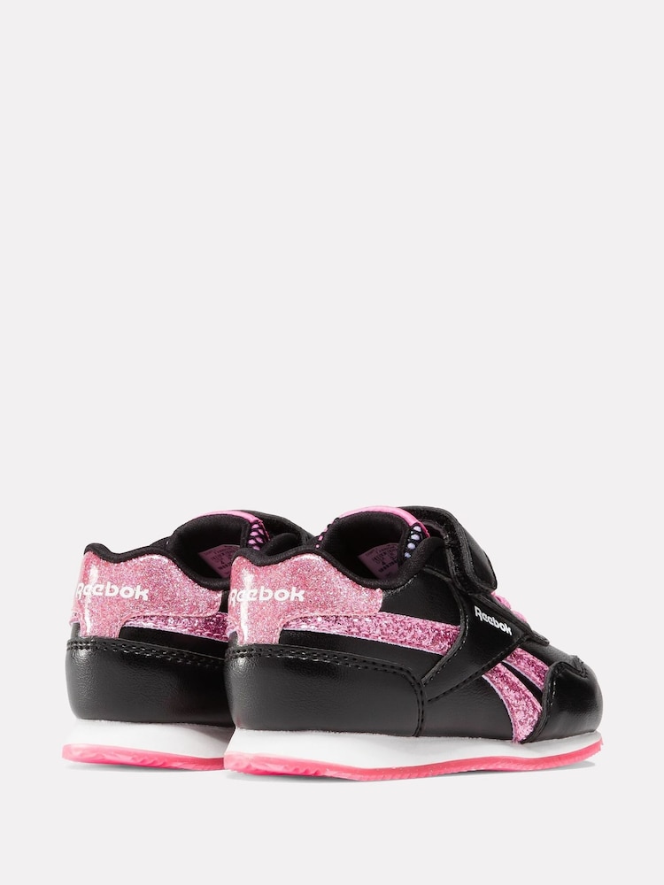 Reebok Royal Classic Jog 3.0 1V Black Trainers - Image 2 of 7