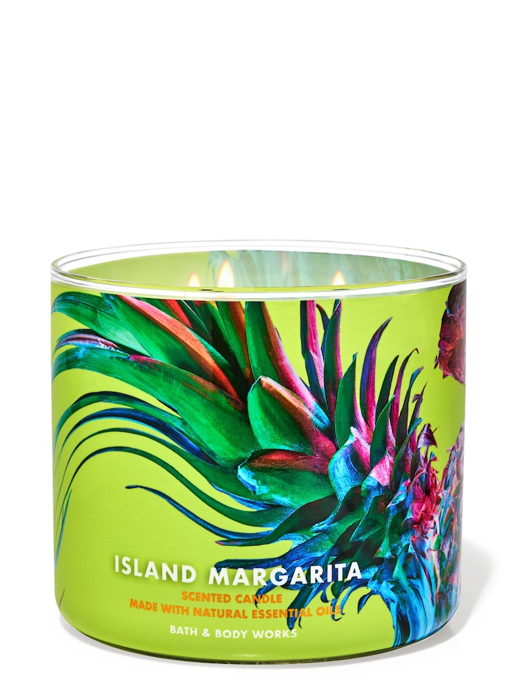 Bath & Body Works Island Margarita 3-Wick Candle 14.5 oz / 411 g - Image 1 of 1