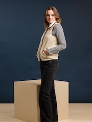 Trespass Бежевый флис Notion Fleece Gilet - Изображение 2 из 5