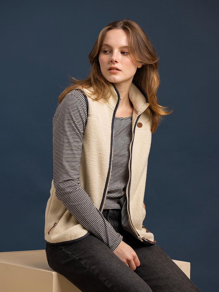 Trespass Бежевый флис Notion Fleece Gilet - Изображение 5 из 5