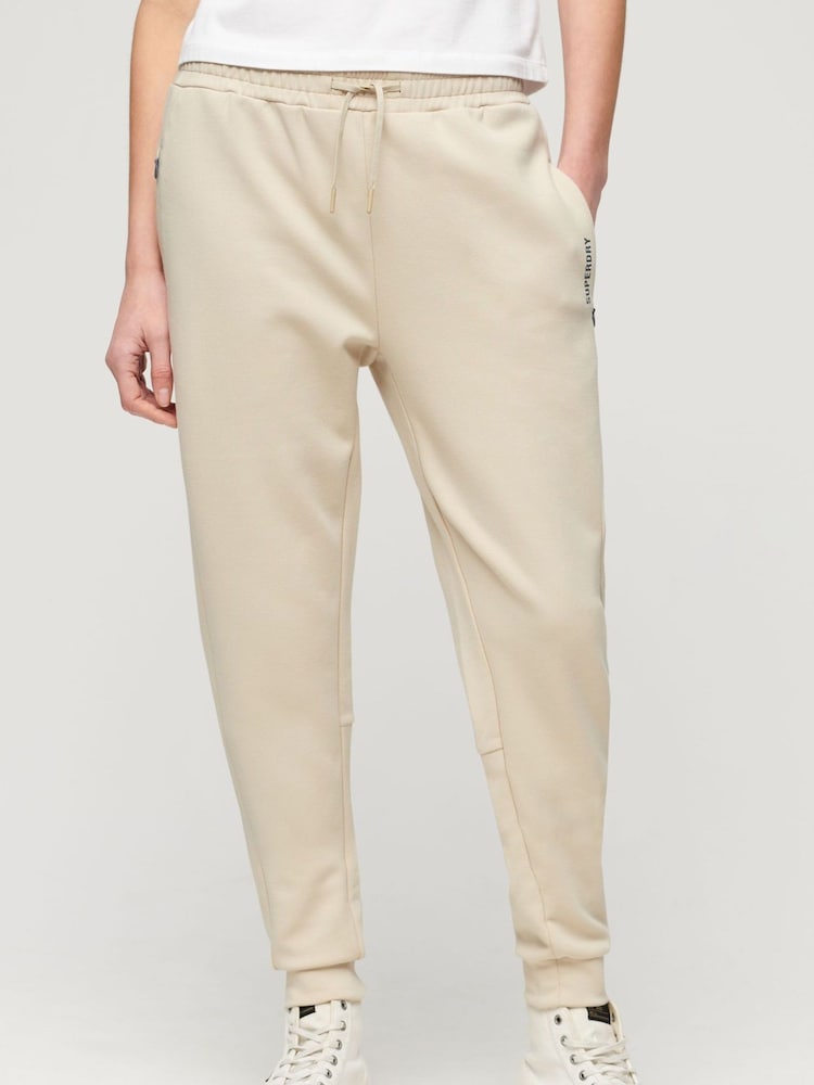 Superdry Nude Slim Sports Tech Joggers - Image 1 of 4