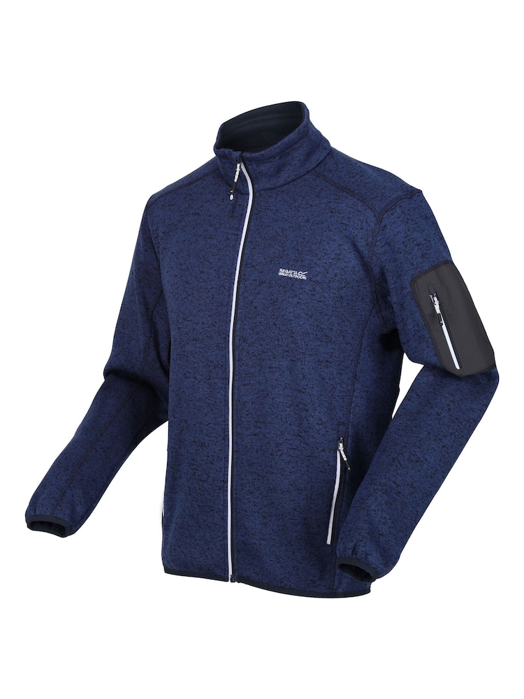 Regatta Blue Dark Newhill Full Zip Fleece - Image 9 of 9