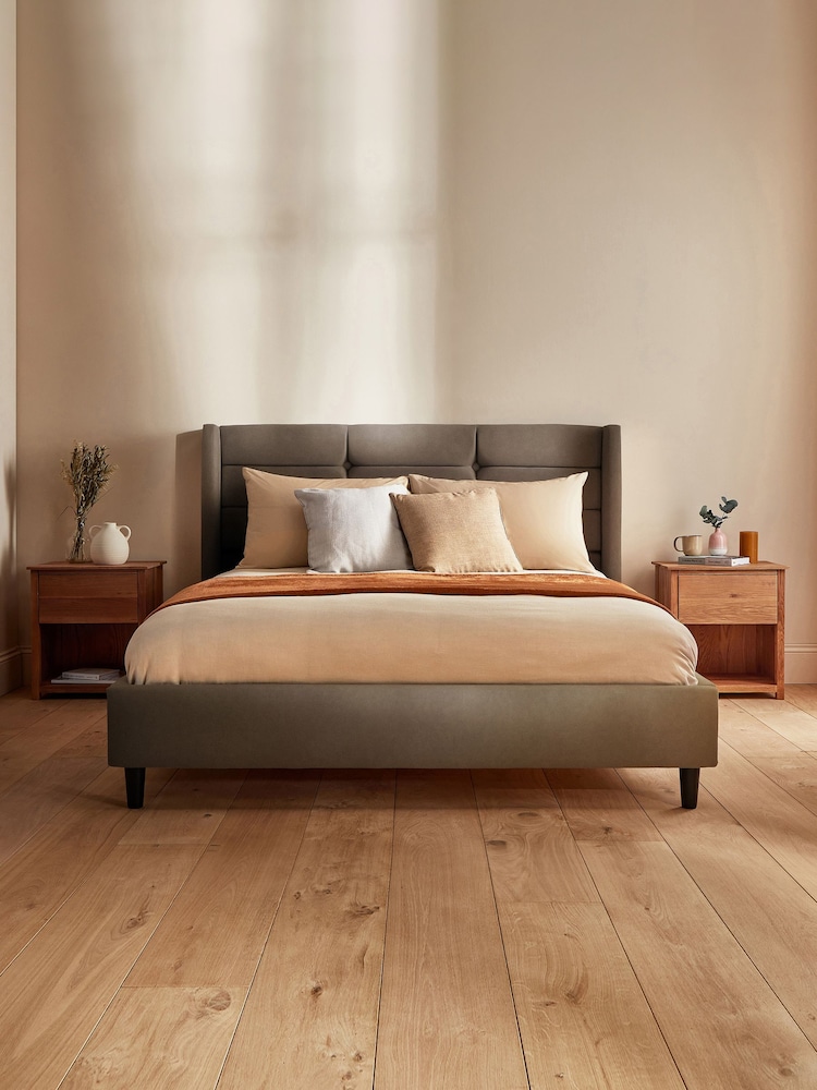 Silentnight Charcoal Velvet Lilith Bedframe - Image 1 of 4