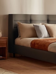 Silentnight Charcoal Velvet Lilith Bedframe - Image 3 of 4