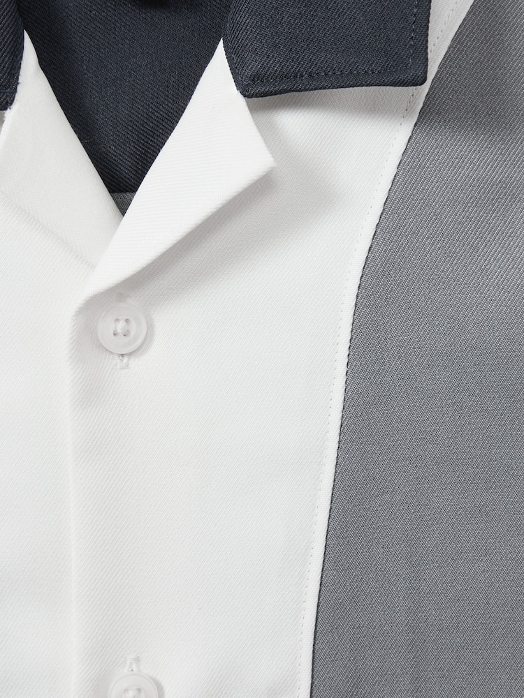Reiss Blue Dalorian Shirt - Image 4 of 4 Reiss Blue Dalorian Shirt - Image 4 of 4