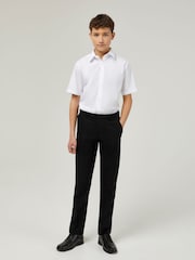 Trutex Senior Boys Slim Leg Black School Trousers - Image 1 of 6
