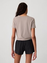 Gap Neutral Crew Neck Breatheable Short Sleeve T-Shirt - Image 2 of 4