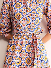 Boden Yellow Alba Tiered Cotton Maxi Dress - Image 2 of 6