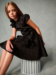 črna - Baker by Ted Baker Corsage Scuba obleka - Slika 2 iz 8